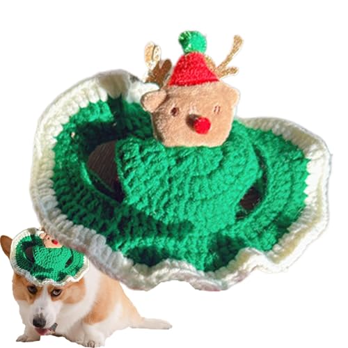Jomewory Weihnachten Haustiermütze,Katze Weihnachtsmannmütze - Hund Weihnachtsmannmütze,Welpen-Fotografie-Hut mit Elch für Winterurlaub, Wolle, Basteln, Dekoration, Kopfbedeckung Jomewory Weihnachten Haustiermütze,Katze Weihnachtsmannmütze - Hund Weihnachtsmannmütze,Welpen-Fotografie-Hut mit Elch für Winterurlaub, Wolle, Basteln, Dekoration, Kopfbedeckung von Jomewory