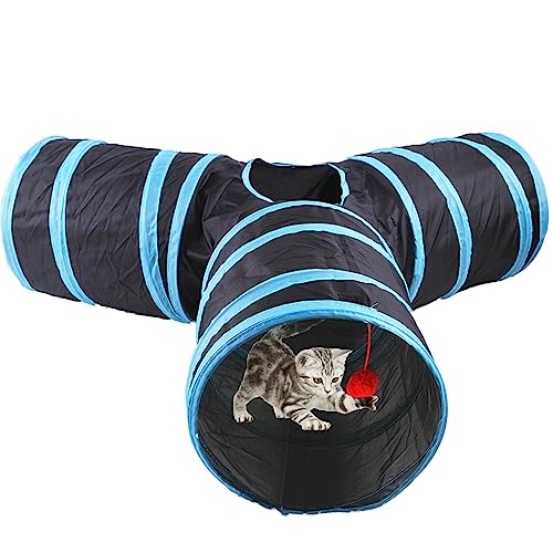 Spieltunnel für Katzen – Tunnel für Katzen Tube Spielzeug für Katzen | faltbares Spielzeug für Abenteuer-Tunnel für Katzen, Hunde und kleine Haustiere, Spielzeug Jomewory Spieltunnel für Katzen – Tunnel für Katzen Tube Spielzeug für Katzen | faltbares Spielzeug für Abenteuer-Tunnel für Katzen, Hunde und kleine Haustiere, Spielzeug Jomewory von Jomewory