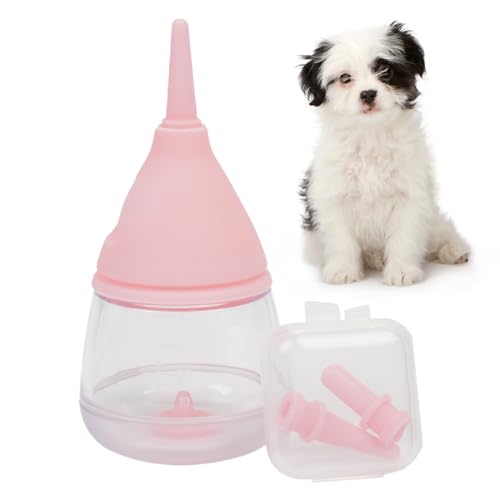 Stillflasche für Kätzchen, Wassertropfen-Design, Cartoon-Design, 35 ml, Milchfutterstation für Welpen für kleine Tiere, Flasche für Tiere Jomewory von Jomewory