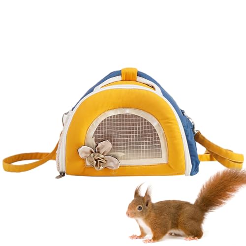 Tragetasche Für Kleine Haustiere, Chinchilla-Reisetasche, Tragetasche Für Kleine Tiere Für Hamster, Chinchilla, Kaninchen, Rennmäuse, Igel, Zuckergleiter, Tragetasche Für Ausgehende Reisen von Jomewory