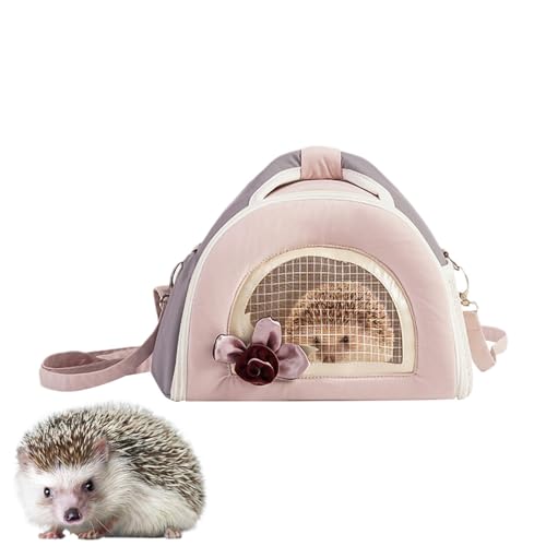 Tragetasche Für Kleine Haustiere, Chinchilla-Reisetasche, Tragetasche Für Kleine Tiere Für Hamster, Chinchilla, Kaninchen, Rennmäuse, Igel, Zuckergleiter, Tragetasche Für Ausgehende Reisen von Jomewory