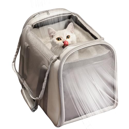 Transporttasche für Katzen, Reisetransporter für Katzen | tragbarer Reisetransporter für Katzen, großer Raum, Reisetasche für Hunde, Katzenhalter, ganzjährig für Katzen, kleine Katzen Jomewory von Jomewory