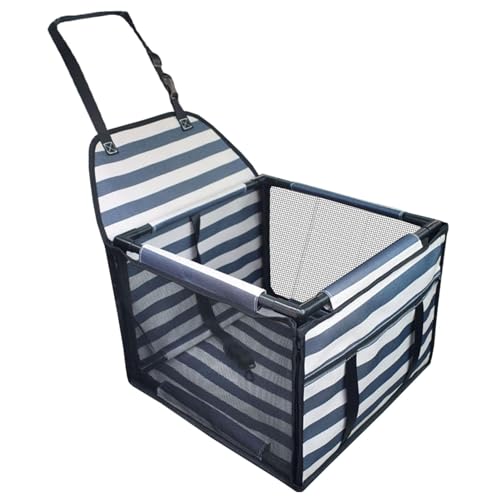Welpen Autositz, Kleiner1 Hunde Autositz, Rutschfester Hundeautositz, Rutschfester Autositz für Kleine Hunde, Sicherer, Bequemer Reisesitz Für Welpen - 39x39x27cm von Jomewory