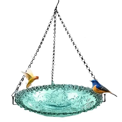 Wildvogel Futterspender, Hängendes Vogelbad Für Draußen, Garten Vogelfutterteller, Vogelbad Tablett, Garten Vogelbad Für Den Außenbereich – 23,5 x 5,5 x 40 cm Wildvogel Futterspender, Hängendes Vogelbad Für Draußen, Garten Vogelfutterteller, Vogelbad Tablett, Garten Vogelbad Für Den Außenbereich – 23,5 x 5,5 x 40 cm von Jomewory