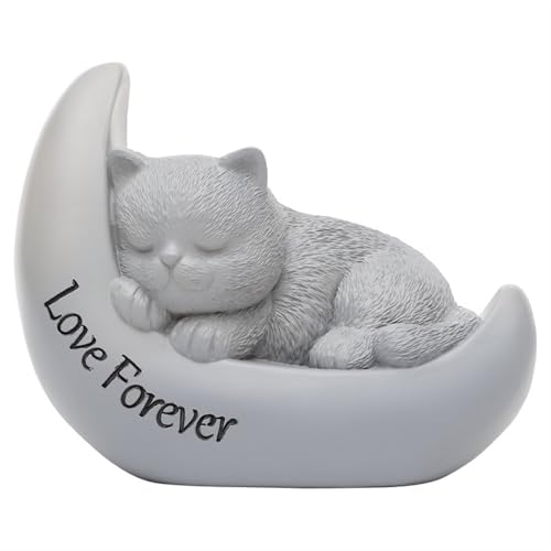 Jonesangle Animal Urn, Commemorative Jar, Pet Cremation Memorial Altar Coffin,Souvenirs for Dogs or Cats(Cat) von Jonesangle