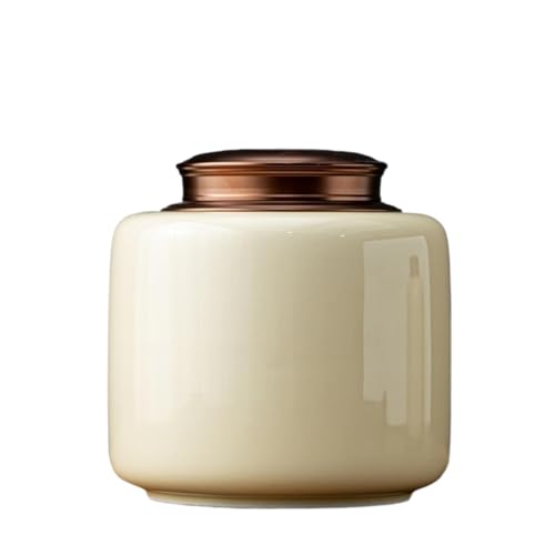 Aorom Haustier-Urne, Urne, feuchtigkeitsbeständig, Bestattung, Zuhause, Katze, Hund, verstorben, Altarglas, feuchtigkeitsbeständig(Beige Large Size) von Jonesangle