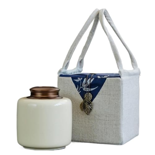 Aorom Haustier-Urne, Urne, feuchtigkeitsbeständig, Bestattung, Zuhause, Katze, Hund, verstorben, Altarglas, feuchtigkeitsbeständig(Beige-M jar Note You Need Colors) von Jonesangle