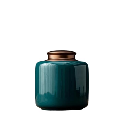 Aorom Haustier-Urne, Urne, feuchtigkeitsbeständig, Bestattung, Zuhause, Katze, Hund, verstorben, Altarglas, feuchtigkeitsbeständig(Green2-M(Suitable for 30 Catty)) von Jonesangle