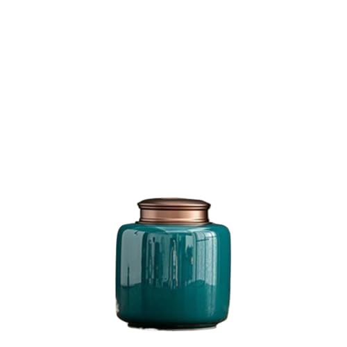 Aorom Haustier-Urne, Urne, feuchtigkeitsbeständig, Bestattung, Zuhause, Katze, Hund, verstorben, Altarglas, feuchtigkeitsbeständig(Green2-S(Suitable for 15 Catty)) von Jonesangle