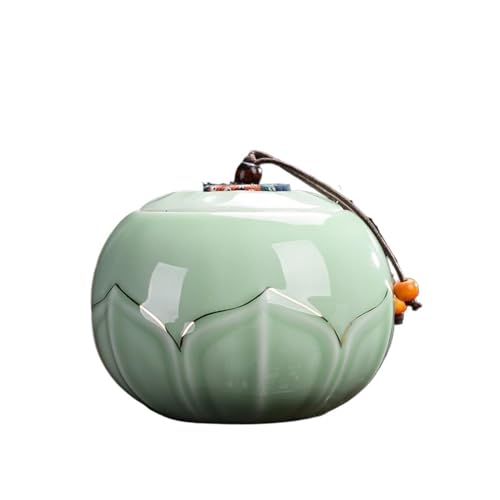 Aorom Haustier-Urne, hochwertiges Keramikglas, Katze, Hund, versiegelte Asche-Schutzbox, universelle Einäscherungskonservierung, Asche, feuchtigkeitsbeständiges Aufbewahrungsglas(Emerald green gold po Aorom Haustier-Urne, hochwertiges Keramikglas, Katze, Hund, versiegelte Asche-Schutzbox, universelle Einäscherungskonservierung, Asche, feuchtigkeitsbeständiges Aufbewahrungsglas(Emerald green gold po von Jonesangle