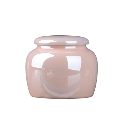 Jonesangle Aorom Haustier-Urne, rosa, niedlich, feuchtigkeitsbeständig, Urne, Haarsammlung, tragbarer Altar for die Einäscherung von Verstorbenen(170ml small Flat Head) von Jonesangle