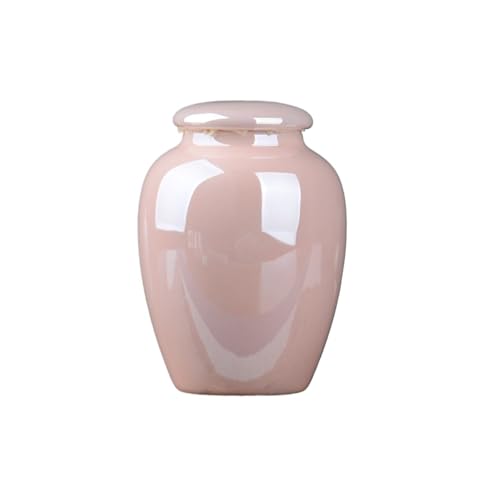 Jonesangle Aorom Haustier-Urne, rosa, niedlich, feuchtigkeitsbeständig, Urne, Haarsammlung, tragbarer Altar for die Einäscherung von Verstorbenen(360ml Ashes Bottle) von Jonesangle