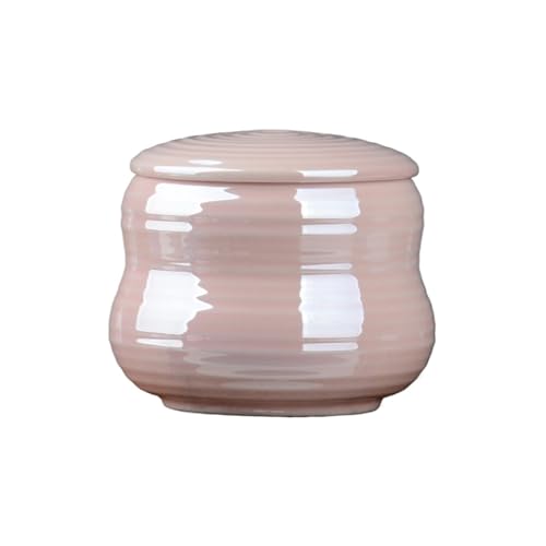 Aorom Haustier-Urne, rosa, niedlich, feuchtigkeitsbeständig, Urne, Haarsammlung, tragbarer Altar for die Einäscherung von Verstorbenen(410ml Safety jar) von Jonesangle