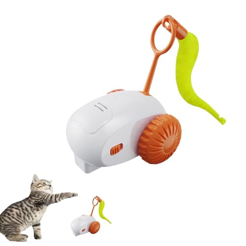Auto-Katzenspielzeug, mobiles Katzenspielzeug,Ferngesteuertes Katzen-Puzzlespielspielzeug | Wiederaufladbares Katzenpuzzlespielspielzeug, Katzenübungsspielzeug mit 2-Gang-Einstellung für gelangweilte Auto-Katzenspielzeug, mobiles Katzenspielzeug,Ferngesteuertes Katzen-Puzzlespielspielzeug | Wiederaufladbares Katzenpuzzlespielspielzeug, Katzenübungsspielzeug mit 2-Gang-Einstellung für gelangweilte von Jongyumo