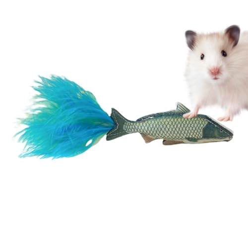 Fischspielzeug für Katzen,Fisch-Katzenspielzeug,Interaktives Jagdspielzeug für Kätzchenübungen | Katzen-Übungsfedern, Tiefseefische, Filzspielzeug, interaktives Zahnen, Krallenspielzeug für Katzen, Ka Fischspielzeug für Katzen,Fisch-Katzenspielzeug,Interaktives Jagdspielzeug für Kätzchenübungen | Katzen-Übungsfedern, Tiefseefische, Filzspielzeug, interaktives Zahnen, Krallenspielzeug für Katzen, Ka von Jongyumo