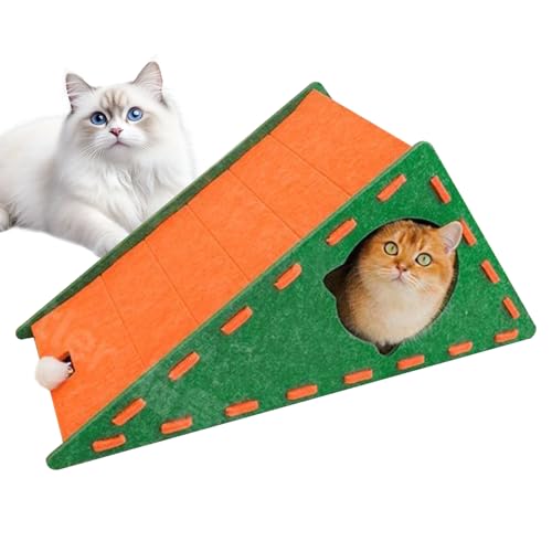 Katzenkratzer, Katzenkratzer - Filzkatze Kratzer -Pad,Klettermatte, Krampfschärfwerkzeuge, Haustierversorgungen für Kätzchen Training Spielen Entspannung von Jongyumo