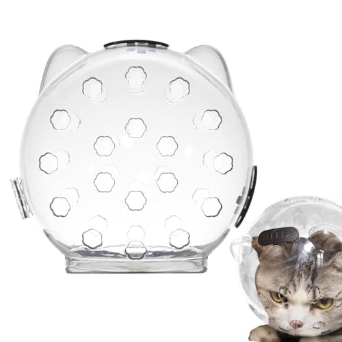 Katzenmaulkorb Zum Nagelschneiden, Katzenpflege-Kopfbedeckung Gegen Biss, Verstellbare Kapuze, Injektionen, Trimmen Von Nägeln, Transparent, Atmungsaktiv Katzenmaulkorb Zum Nagelschneiden, Katzenpflege-Kopfbedeckung Gegen Biss, Verstellbare Kapuze, Injektionen, Trimmen Von Nägeln, Transparent, Atmungsaktiv von Jongyumo