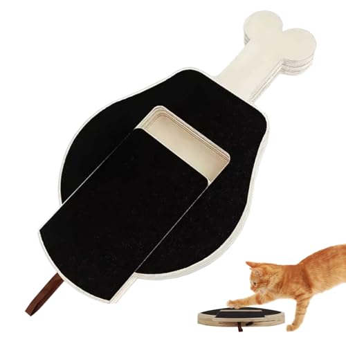 Kratzbrett für Hunde, 40x25cm Knochenförmige Hunde kratzbrett, Ausziehbarer Nachhaltig & Robust Kratzbaum mit Naturfaser, Alternative Krallenschleifer für Katzen/ von Jongyumo