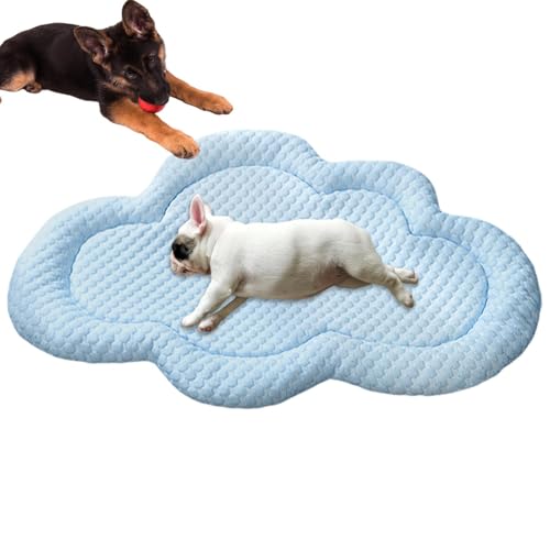 Kühlende Hundedecke, Hundekühlmatte - Niedliche 3D-Eisunterlage für Haustiere in Wolkenform,Tragbare Haustierbedarf für den Innen- und Außenbereich, Schlafhüttenmatte für das Haus und mittelgroßer Hun Kühlende Hundedecke, Hundekühlmatte - Niedliche 3D-Eisunterlage für Haustiere in Wolkenform,Tragbare Haustierbedarf für den Innen- und Außenbereich, Schlafhüttenmatte für das Haus und mittelgroßer Hun von Jongyumo
