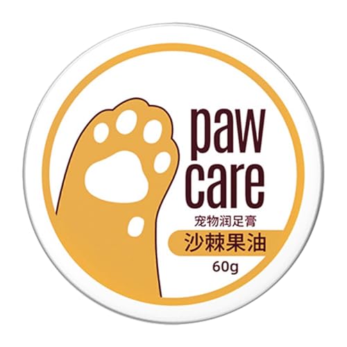 Pfotencreme für Hunde, Katzenpfotenbalsam - Natürliche Creme Pfotenpflegecreme 60g | Natürliche Creme, wirksamer Pfotenschutz, Feuchtigkeitscreme, Pfotenberuhigungsmittel für die Fußpflege von Haustie Pfotencreme für Hunde, Katzenpfotenbalsam - Natürliche Creme Pfotenpflegecreme 60g | Natürliche Creme, wirksamer Pfotenschutz, Feuchtigkeitscreme, Pfotenberuhigungsmittel für die Fußpflege von Haustie von Jongyumo