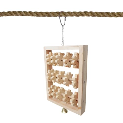 SALAKEET HOLKEN Toy, hölzerner Vogelkauen Spielzeug - Naturholzkäfig -Bissspielzeug,Natürlicher dekorativer Vogelkäfig -Bissblock für Lovebirds Conures Hamster Finch SALAKEET HOLKEN Toy, hölzerner Vogelkauen Spielzeug - Naturholzkäfig -Bissspielzeug,Natürlicher dekorativer Vogelkäfig -Bissblock für Lovebirds Conures Hamster Finch von Jongyumo