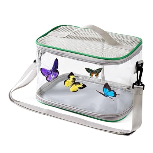 Tragbarer Schmetterlingszuchtkoffer, Insektennetzkäfig und Kleintierhaltungstasche, Reißverschlussdesign, Stabil und Luftdurchlässig, Perfekt für Insektenaufzucht, Exkursionen, Hobby-Beobachtung Tragbarer Schmetterlingszuchtkoffer, Insektennetzkäfig und Kleintierhaltungstasche, Reißverschlussdesign, Stabil und Luftdurchlässig, Perfekt für Insektenaufzucht, Exkursionen, Hobby-Beobachtung von Jongyumo