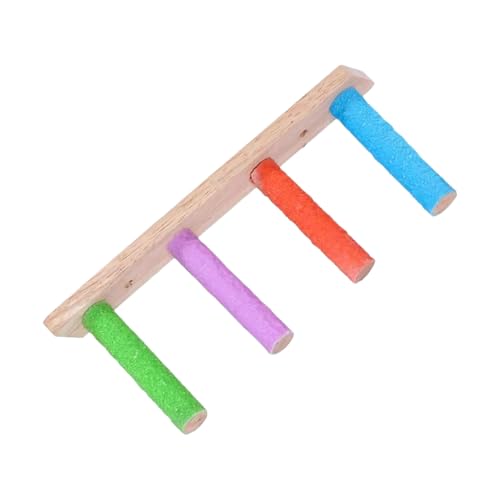 Vogelleiter Für Käfig | Holz-Spielzeugleiter Für Nymphensittiche,Robustes Zubehör, Krallenpflege & Beschäftigung Für Tägliche Aktivitäten Vogelleiter Für Käfig | Holz-Spielzeugleiter Für Nymphensittiche,Robustes Zubehör, Krallenpflege & Beschäftigung Für Tägliche Aktivitäten von Jongyumo