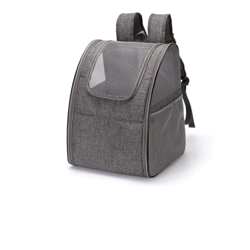 Cat -Rucksackträger, Tragbare Haustiertasche Belüftete Konstruktionshund -Reise -Reisetasche mit Atmungsaktivem Mesh Pet Carrier für Reisen, Wandern und Außengebrauch von Jonlaki