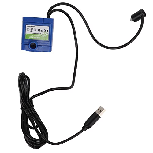 Ersatz für Katzenbrunnenpumpe, Haustierbrunnenpumpe, Hundewasserspenderpumpe mit LED-Licht, Extrem Leise Haustierbrunnen-Ersatzpumpe, USB-Wasserpumpe für Haustierbrunnen Ersatz für Katzenbrunnenpumpe, Haustierbrunnenpumpe, Hundewasserspenderpumpe mit LED-Licht, Extrem Leise Haustierbrunnen-Ersatzpumpe, USB-Wasserpumpe für Haustierbrunnen von Jonlaki