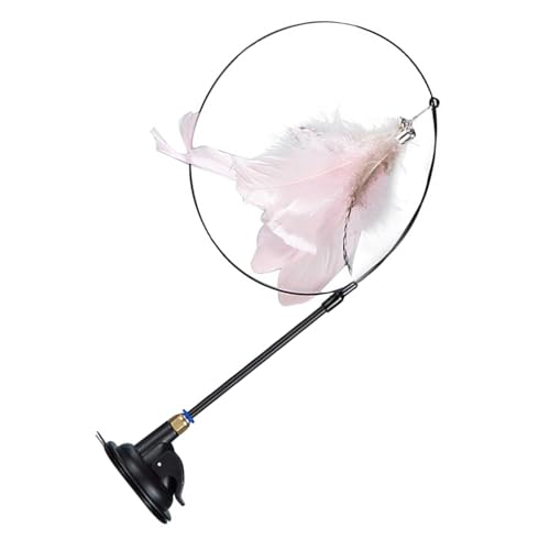 Jonlaki Katzenspielzeug mit Saugnapf für Hauskatzen, Katzenspielzeug für Hauskatzen, Hängende Schnur, Katzenspielzeug, Selbstunterhaltung, Entspannender Katzen-Teaser-Stick, Jonlaki Katzenspielzeug mit Saugnapf für Hauskatzen, Katzenspielzeug für Hauskatzen, Hängende Schnur, Katzenspielzeug, Selbstunterhaltung, Entspannender Katzen-Teaser-Stick, von Jonlaki