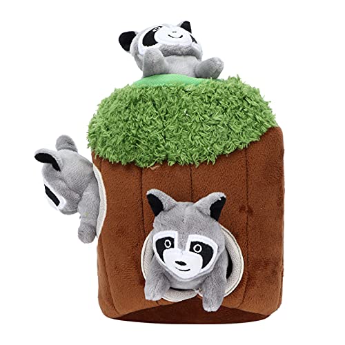 Jonlaki Versteckspiel-Hundespielzeug, Interaktives Hundespielzeug, Hundespielzeug, Waschbär, Baum, Löcher, Puzzle-Spielzeug, Interaktives, Quietschendes Plüsch-Hundespielzeug, Stofftiere Jonlaki Versteckspiel-Hundespielzeug, Interaktives Hundespielzeug, Hundespielzeug, Waschbär, Baum, Löcher, Puzzle-Spielzeug, Interaktives, Quietschendes Plüsch-Hundespielzeug, Stofftiere von Jonlaki