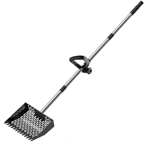 Jooehyer 35 "Bis 62" Verstellbarer Edelstahlgriff H?hnchenkotschopf, Coop Shovel 10 Sand Sifing Schaufel Jooehyer 35 "Bis 62" Verstellbarer Edelstahlgriff H?hnchenkotschopf, Coop Shovel 10 Sand Sifing Schaufel von Jooehyer