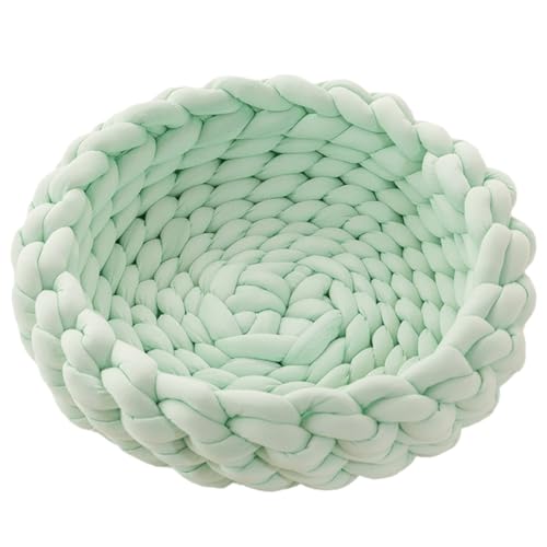 Jooehyer Dickes Garn Handgewebtes Haustierbett, Alle Jahreszeiten, Abnehmbar und Waschbares DIY-Bett f¨¹r Katzen und Hunde Jooehyer Dickes Garn Handgewebtes Haustierbett, Alle Jahreszeiten, Abnehmbar und Waschbares DIY-Bett f¨¹r Katzen und Hunde von Jooehyer