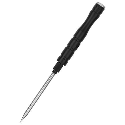 Jooehyer Entl¨¹ftungsnadel Abnehmbar Aluminiumlegierung Einfach zu Benutzen Robust f¨¹r Outdoor-Angeln von Jooehyer