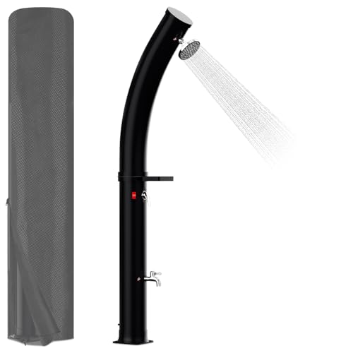 Joparri Solardusche Bogen, 35 Liter Gartendusche inkl. Schutzhaube und 360° Duschkopf, Einstellbare Temperatur bis 60°C, Aussendusche für Garten Camping Pooldusche Joparri Solardusche Bogen, 35 Liter Gartendusche inkl. Schutzhaube und 360° Duschkopf, Einstellbare Temperatur bis 60°C, Aussendusche für Garten Camping Pooldusche von Joparri