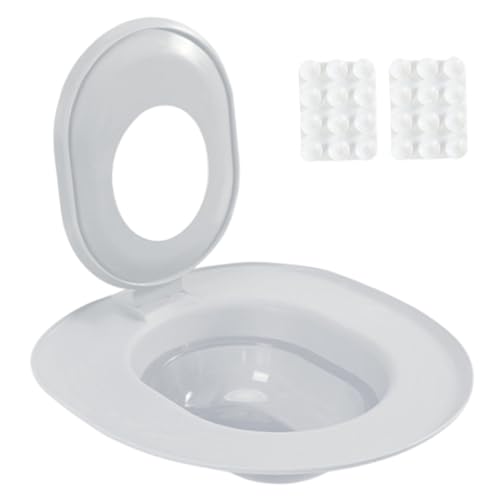 Cat Toilet Trainer Kit, Wiederverwendbare abnehmbare Plastik -Katzen -Toilettensitz mit Saugnäpfeln sicher für Haustiershops von Jorzer