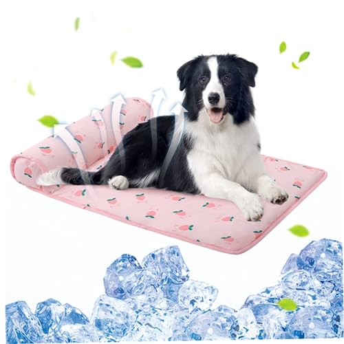 Hund Coole Matte niedliche Nicht-Schlupf-Kühlbett 23.62 x 175 Zoll waschbarer Sommer Haustierkühlmatte Waschbare Ice Seidenkühldecke für Katzen Hunde unter 5 kg Kirschpatern Haustierbettmatte Hund Coole Matte niedliche Nicht-Schlupf-Kühlbett 23.62 x 175 Zoll waschbarer Sommer Haustierkühlmatte Waschbare Ice Seidenkühldecke für Katzen Hunde unter 5 kg Kirschpatern Haustierbettmatte von Jorzer