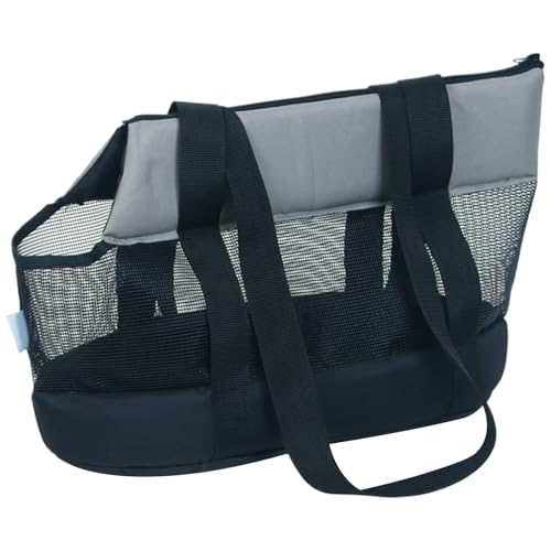 Hundeträger, atmungsaktives Netzhund mit Rucksack, Holdhand/Schulterkatze mit Haken, tragbarer Haustier -Reiseträger bis zu 11 Pfund Haustier, L. von Jorzer