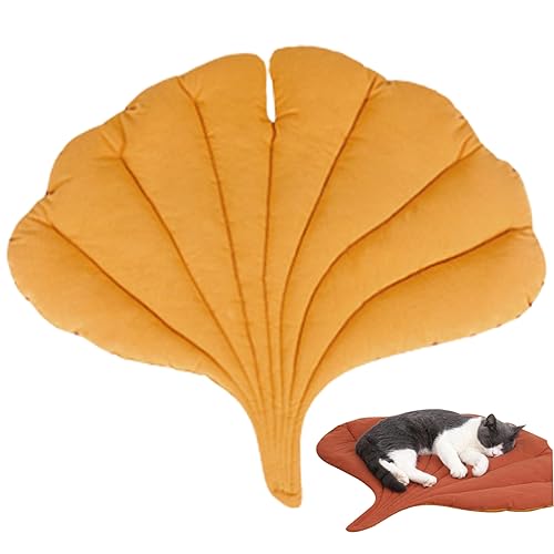 Jorzer Blatt Katzenbett doppelseitige Katzenschlafsbeutel Blätter geformte Katzenmattenbett Weichwaschbare Katzenbett PP Baumwollfüllung Haustiermatte für Herbst Winter Hundekatze Ginkgo Blatt Jorzer Blatt Katzenbett doppelseitige Katzenschlafsbeutel Blätter geformte Katzenmattenbett Weichwaschbare Katzenbett PP Baumwollfüllung Haustiermatte für Herbst Winter Hundekatze Ginkgo Blatt von Jorzer