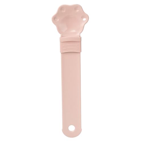 Jorzer Cat Strip Feeder Löffel 9.8x2.6 '' langes Griff Katzen behandeln Löffel mit gleitenden Squeezer Anti-Overflow-Katzenfutter mit hängendes Loch zum Fütterungskatzenstreifen von Jorzer