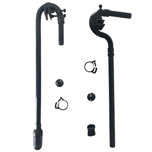Jorzer Kanisterfilter für Aquarium 2pcs/Set Leichtes externes Kanisterfilter Kunststoff -Aquariumfilter mit starken Saugnäpftassen für Tank -Externe -Filter -Ersatzzubehör von Jorzer