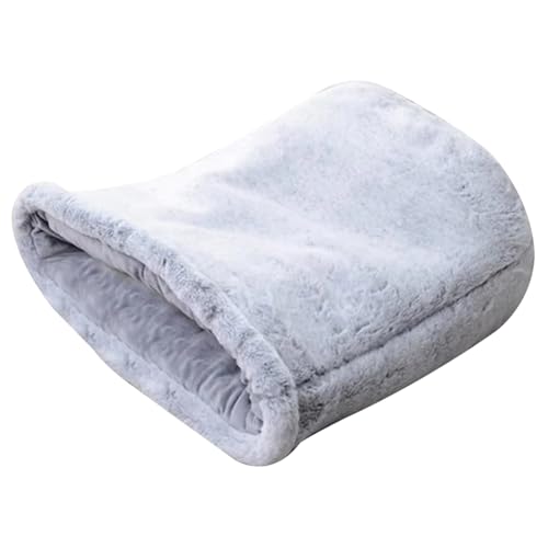 Jorzer Katze Schlafsack, 16x18 Zoll weiches Erwärmung Plüschkatzen Winterschlafsbag für Burrow Nickerchen Hideaway Dicked Waschkatze für kleine/mittlere Katzen Rasse von Jorzer