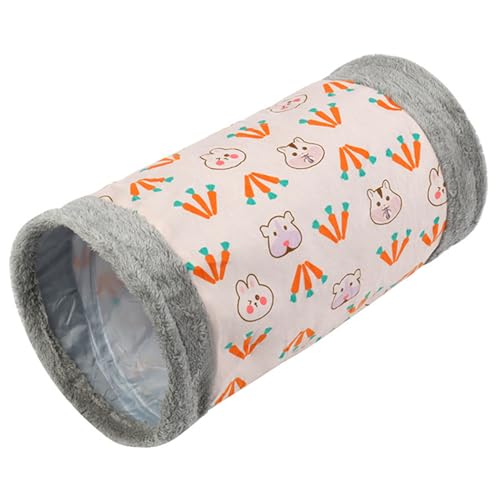 Kaninchen -Tunnel, 9, 8 x 18, 5 Zoll Hasentunnel mit großen Löchern, faltbarem Meerschweinchenspielzeug, Spielen/Schlafen/Ruhestieren von Haustierspielzeug für Zwergkaninchen, Hasen, Meerschweinchen von Jorzer