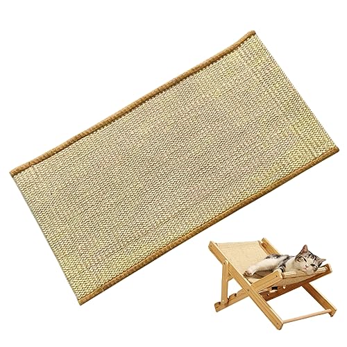 Jorzer Katzen -Sisal -Stuhl Hängematte Ersatz 21, 65x 11, 02 Zoll Katzenkratzer Matte Hängemattenbett Ersatzabdeckung bequemer Schlaf Teppich Teile Kratzer, Sisal Stuhl von Jorzer
