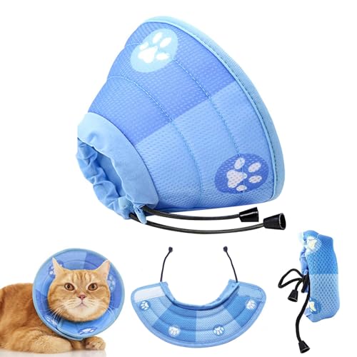 Katzenkragen weiche Katzenwiederherstellung Halsband Anpassbare elisabethanische Kragen für Hundeweiche Katzenkragen Kegel Haustier Welpen für Hundekatze nach der Operation, Verletzungsgröße L. Katzenkragen weiche Katzenwiederherstellung Halsband Anpassbare elisabethanische Kragen für Hundeweiche Katzenkragen Kegel Haustier Welpen für Hundekatze nach der Operation, Verletzungsgröße L. von Jorzer