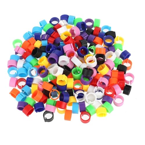 Joselin 200 Stück 8 mm Beinbänder für Coturnix-Wachteln, Beinbänder für Küken, Tauben und Hühnerbeine Joselin 200 Stück 8 mm Beinbänder für Coturnix-Wachteln, Beinbänder für Küken, Tauben und Hühnerbeine von Joselin