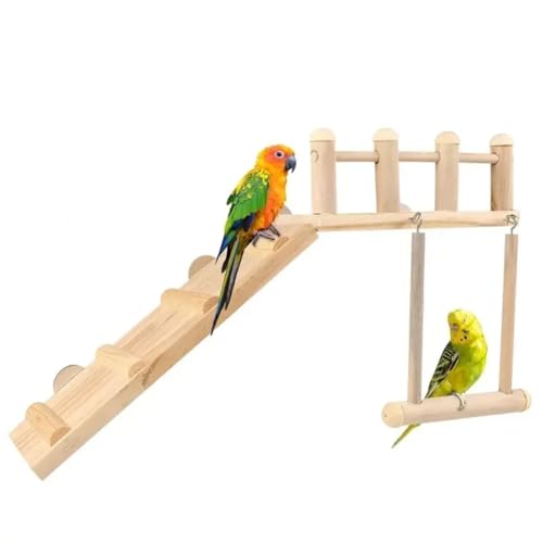 Joselin Papageienkäfig-Hängemattenschaukel, Nymphensittichkäfig-Hängemattenschaukelspielzeug, Holzständer, Zweige, Nymphensittich-Hängemattenschaukelspielzeug, Vogelkäfig Joselin Papageienkäfig-Hängemattenschaukel, Nymphensittichkäfig-Hängemattenschaukelspielzeug, Holzständer, Zweige, Nymphensittich-Hängemattenschaukelspielzeug, Vogelkäfig von Joselin