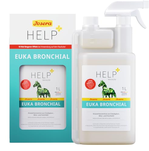 1 Liter Josera Pferd Help EukaBronchial Kräuterkonzentrat aus Eukalyptus-, Minz- und Fenchelöl von Josera