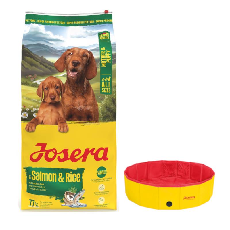 10 kg / 12, 5 kg Josera Hundefutter + Hundepool Pet - Ø 120 x H 30 cm gratis! - Family Lachs & Reis 12,5 kg 10 kg / 12, 5 kg Josera Hundefutter + Hundepool Pet - Ø 120 x H 30 cm gratis! - Family Lachs & Reis 12,5 kg von Josera