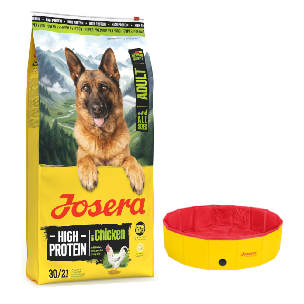 10 kg / 12, 5 kg Josera Hundefutter + Hundepool Pet - Ø 120 x H 30 cm gratis! - High Protein Huhn 12,5 kg 10 kg / 12, 5 kg Josera Hundefutter + Hundepool Pet - Ø 120 x H 30 cm gratis! - High Protein Huhn 12,5 kg von Josera